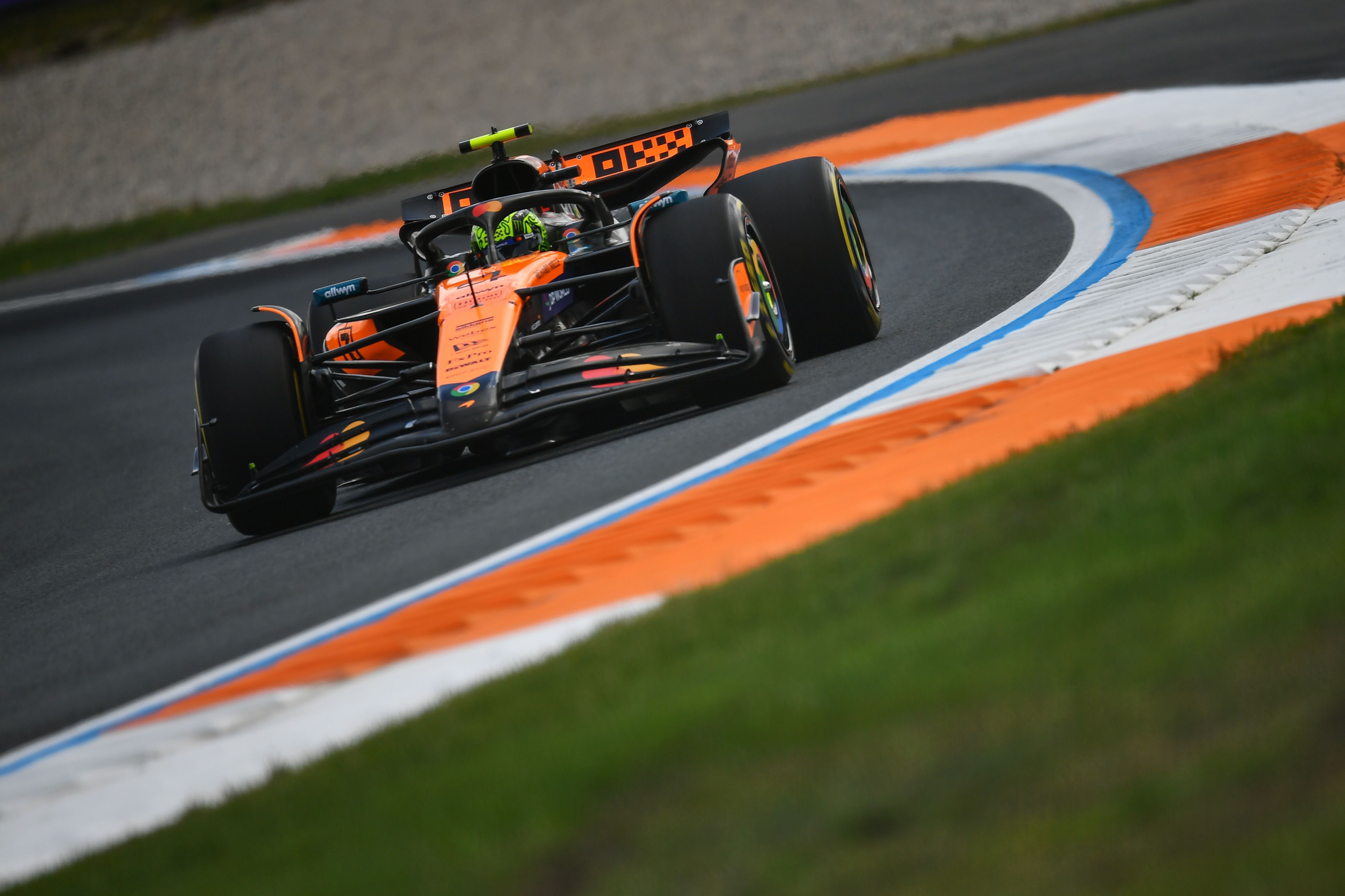 Lando Norris, da McLaren, lidera primeiro treino livre do GP da Holanda de Fórmula 1