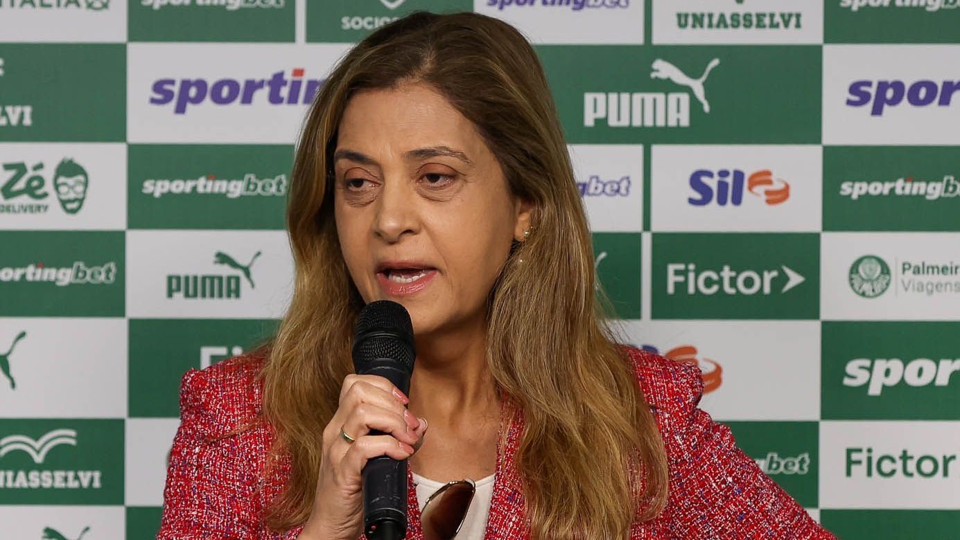 Leila Pereira, presidente do Palmeiras