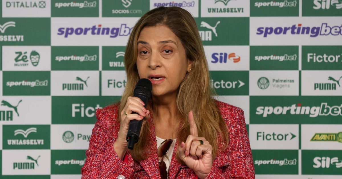 Leila Pereira alfineta Bap: "Defendo o Palmeiras sem asfixiar adversários"