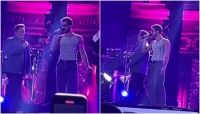 João Guilherme canta "Pense em Mim" em show de Leonardo; assista