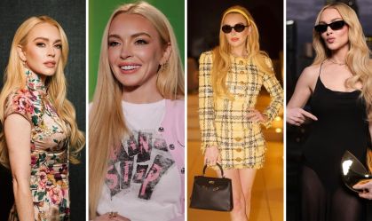 Lindsay Lohan resgata figurinos em eventos de "Sexta-Feira Muito Louca 2"