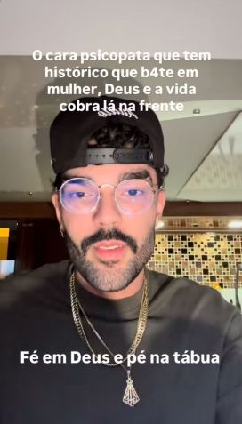 Luan Pereira se pronuncia sobre atitude de Dado Dolabella • Instagram/Luan Pereira
