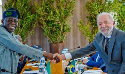 Lula tem reunião com o presidente da Nigéria, Bola Tinubu, no Planalto