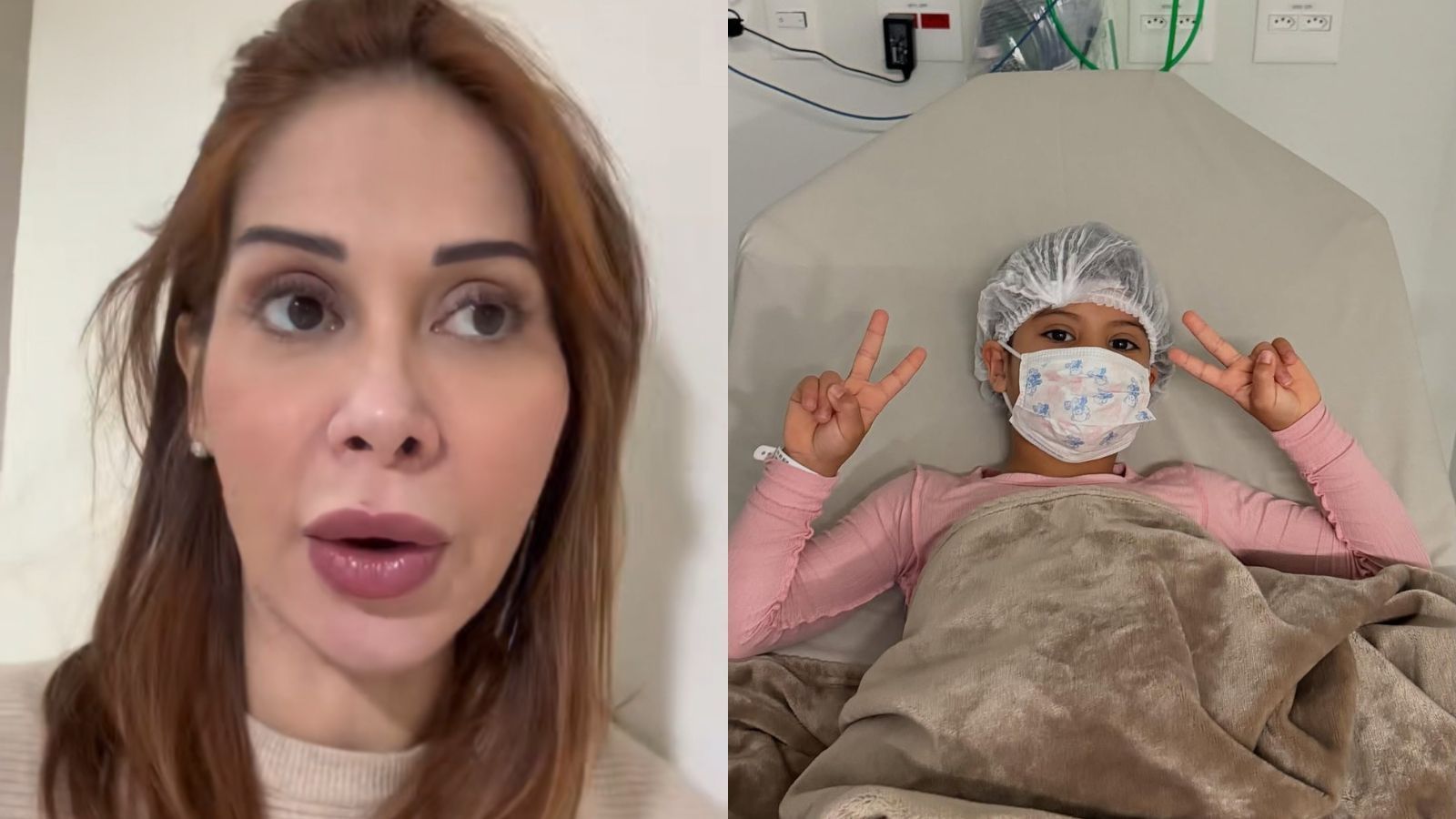 maira cardi filha cirurgia pos