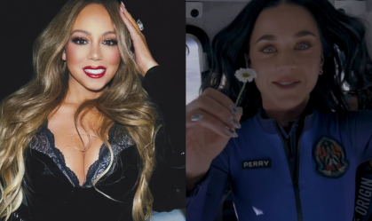 Mariah Carey descobre ida de Katy Perry ao espaço: "Ela está flutuando?"
