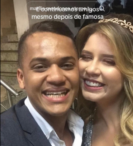 Alex Matos mostra fotos antigas com Marília Mendonça • TikTok/ Alex Matos