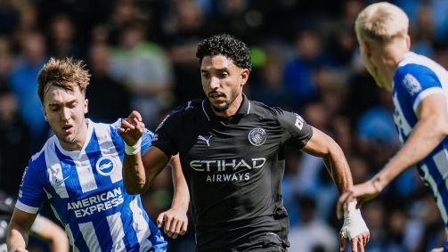 Marmoush em jogo do City contra o Brighton