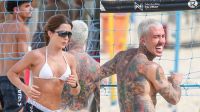 Jade Picon e MC Daniel jogam futevôlei juntos em praia do Rio; veja