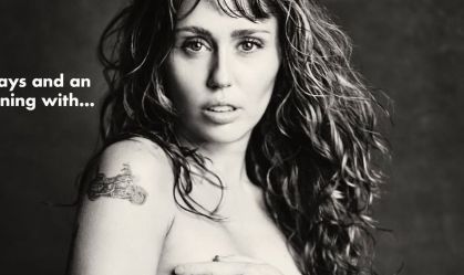 Miley Cyrus posa nua em capa de revista; veja