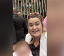 Com bebê no colo, deputada do PL ocupa cadeira de Hugo Motta