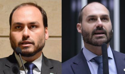 Eduardo e Carlos reagem a críticas de Michelle ao apoio do PL a Ciro no CE