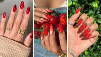 Morango do amor nas unhas? Confira inspirações para copiar