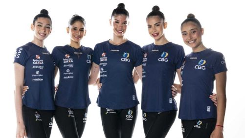 Atletas convocadas para representar o Brasil no Mundial de Ginástica Rítmica