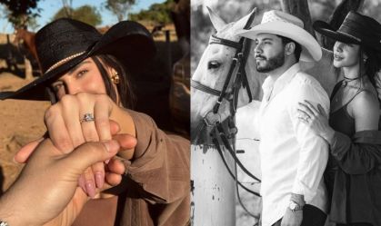 Gabriela Versiani anuncia que está noiva de Murilo Huff