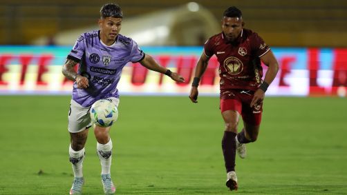Lance de Mushuc Runa x Independiente del Valle pela Sul-Americana