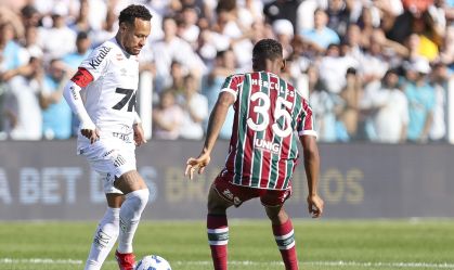Neymar passa em branco e Santos empata sem gols com o Fluminense na Vila