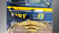 "Montanha de barras de ouro" é encontrada dentro de carro de família em RR