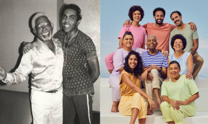 Gilberto Gil resgata fotos raras com o pai e com os filhos reunidos; veja