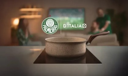 Palmeiras anunciou parceria com marca de panelas