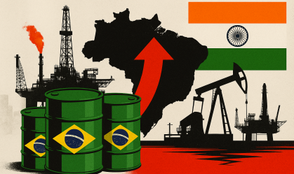 Brasil quer ampliar vendas de petróleo para a Índia, alvo de Trump