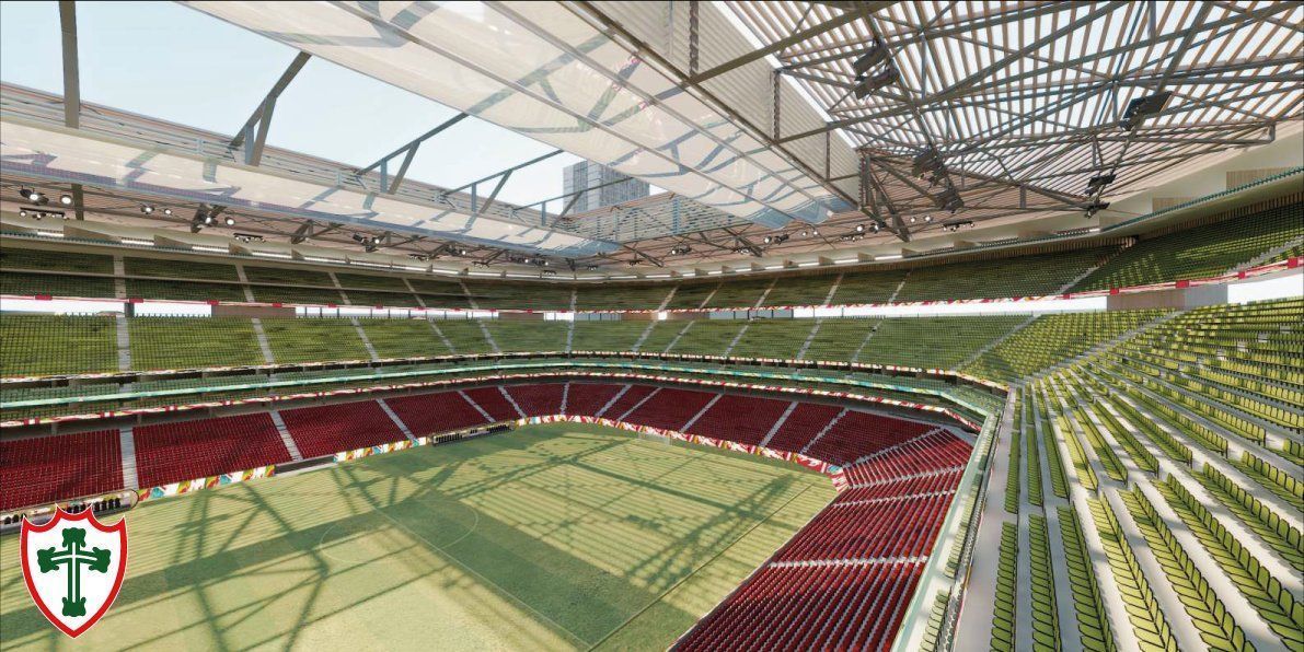 Projeto do novo Canindé, estádio da Portuguesa