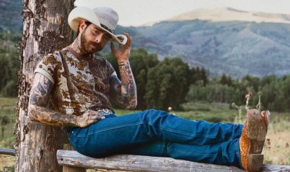 Post Malone estrela coleção masculina da Skims, marca de Kim Kardashian