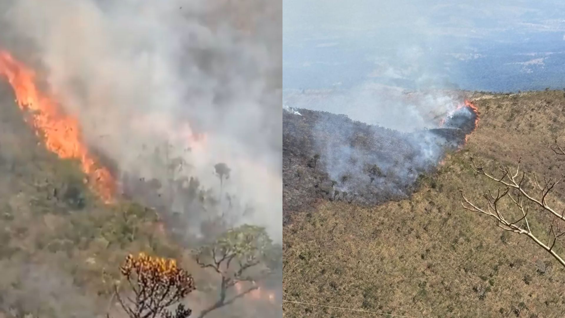INCÊNDIO PARQUE ROLA-MOÇA MG