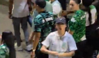 Vídeo: torcedor do Atlético Nacional faz gesto racista para são-paulinos