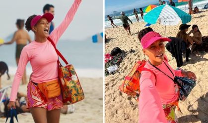 "Vale Tudo": Raquel perde tudo e volta a vender sanduíche na praia