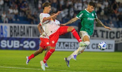 Palmeiras busca empate com Bragantino na final do Brasileirão Sub-20