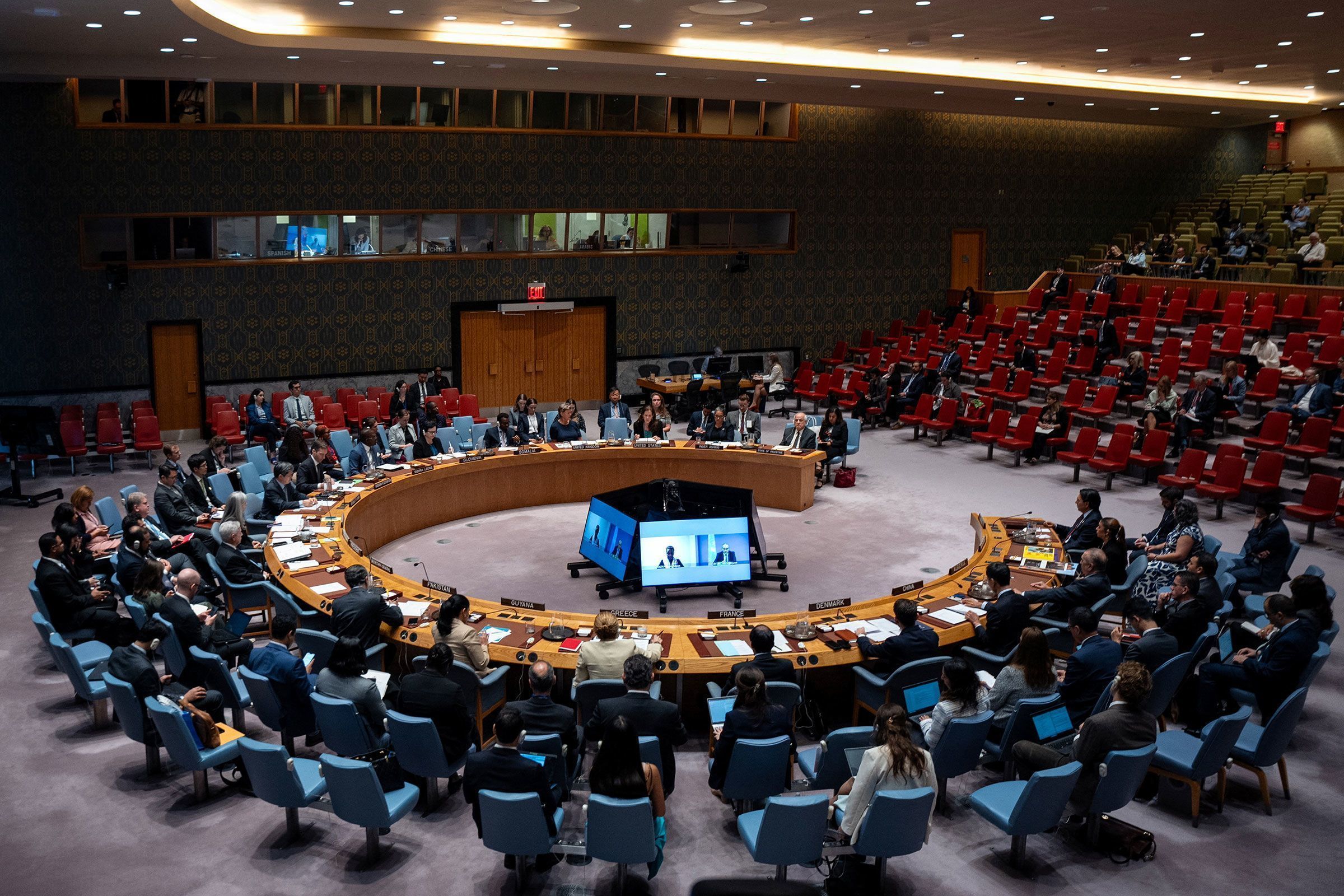 Reunião ONU sobre conflito entre Israel e Palestina