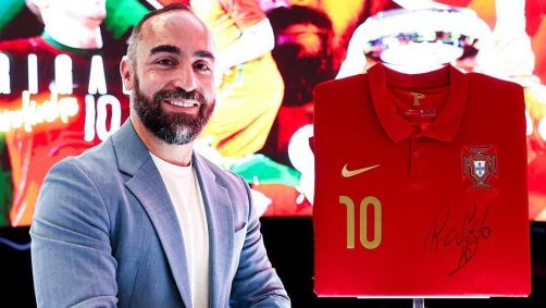 Ricardinho é homenageado pela Federação Portuguesa em aposentadoria