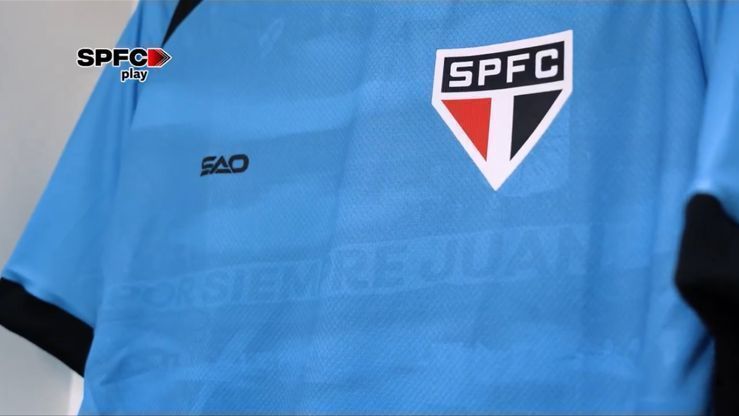 Camisa do São Paulo em homenagem a Juan Izquierdo que faleceu no ano passado