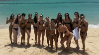 Vôlei: Seleção Brasileira curte praia no Japão antes do Mundial