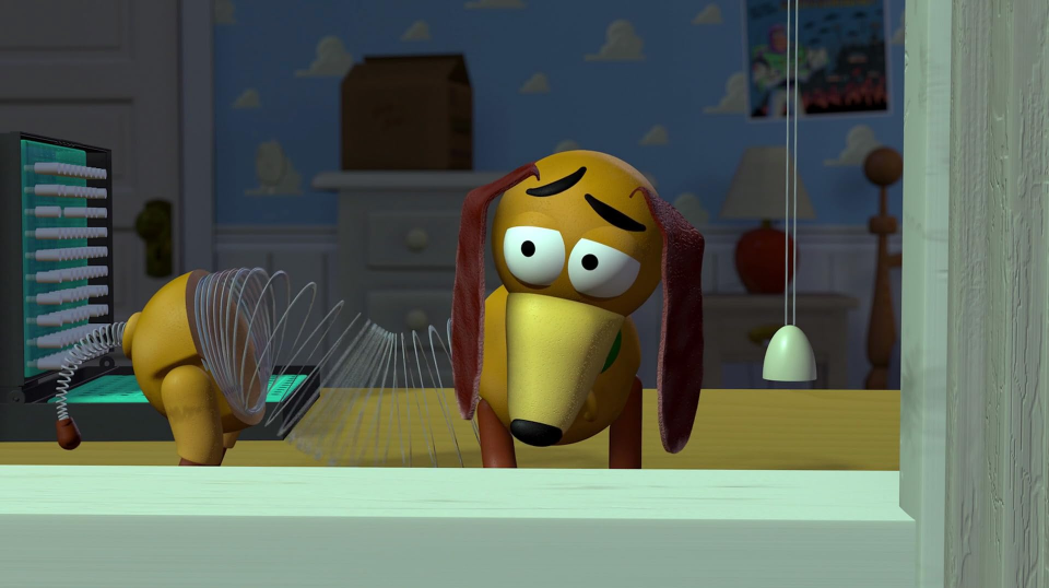Slinky, de "Toy Story" • Reprodução/IMDB