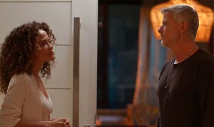 Tânia (Aline Borges) e Jaques (Marcello Novaes) em "Dona de Mim"
