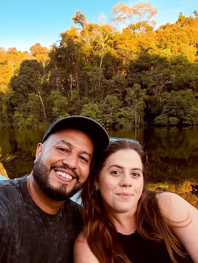 Tati Machado e marido em passeio pela Amazônia • Instagram/Tati Machado