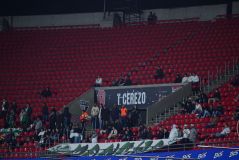 A torcida do Juventude presente no Morumbis para acompanhar o jogo contra o Santos, pelo Brasileirão
