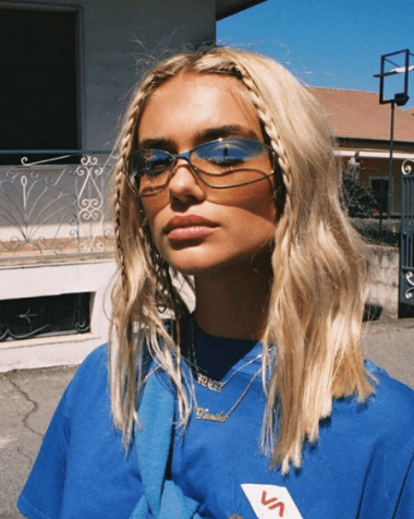 As tranças surgiram com uma abordagem inovadora neste ano • Reprodução/Pinterest