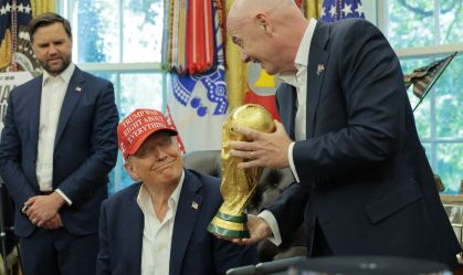 Trump elogia Infantino por Copa do Mundo: "Grande líder no esporte"