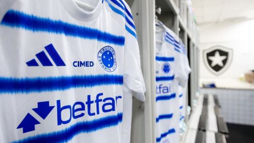 Vestiário do Cruzeiro para duelo contra o Botafogo pelo Brasileirão