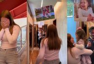 Viih Tube se emociona ao ganhar surpresa da família após viagem