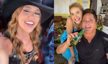 Virginia curte clássicos do ex-sogro em Barretos: "Te dedico, Leonardo"