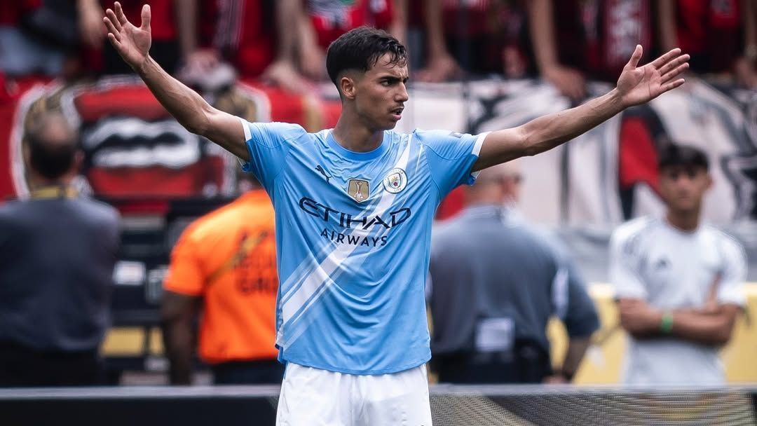 Vitor Reis, ex-Palmeiras e atual jogador do Manchester City