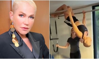 Xuxa debocha ao fazer aula de pilates: "Aos 60 flexibilidade vai embora"