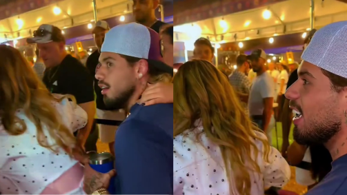 Zé Felipe foi visto na garupa de uma cantora em Barretos