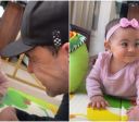 Zezé Di Camargo é recebido com alegria pela caçula após dias longe; assista