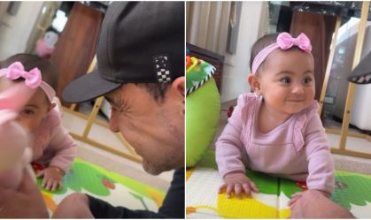 Zezé Di Camargo é recebido com alegria pela caçula após dias longe; assista
