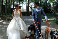 Filha de Faustão e marido pedem doação de ração como presente de casamento