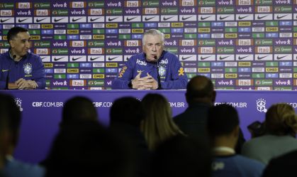 Carlo Ancelotti, técnico da Seleção Brasileira